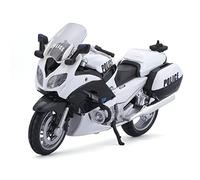 ZMDALI Modèle de Moto pour Yamaha FJR1300A Police Bike, pour BMW R 1200 RT UK Police Bike, 1:18 Modèle De Moto De Police, Décoration, Simulation, Cadeau(FJR 1300A)