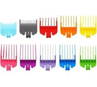 ZMDMAH 10 Sabot pour Tondeuse Wahl, Guide De Coupe Peigne Compatible avec les Tondeuses à Cheveux Wahl, Sabot Wahl de 1,5 à 25 mm 10 Limite Peigne Ensemble Peignes Guidage Accessoires