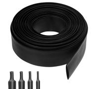 ZMDMAH 2 m Gaine Thermorétractable, 4:1 Noire Etanche Tube Thermorétractables 12/16/20/32/40/52 mm Gaines Thermorétractables avec Adhésif, Gaine Thermo pour Fil Electrique Câbles