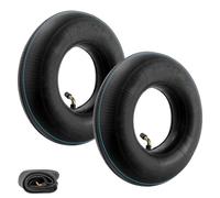 ZMDMAH 2 Pcs Chambre a Air, 4.10/3.50-4 Rechange Roue Pneumatique Valve Auto TR87 Coudée, Chambre a Air pour Roue de Diable Chariot De Jardin Chariot