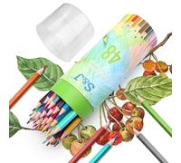 ZMDMAH Lot de 48 crayons de couleur pour adultes, crayons de couleur, pour livres de coloriage, convient aux adultes, enfants, débutants et professionnels