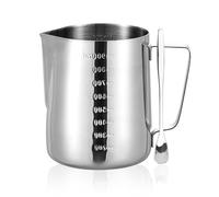 ZMDMAH Pot de fusion de 1000 ml avec graduation, pot de cire pour la fabrication de bougies, cuillère pour bougies, beurre, fromage, chocolat, fabrication de savon