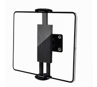 ZMDMAH Support Tablette Mural, Compatible avec iPad Pro/Mini Galaxy Tab Surface Pro Kindle de 4,7 à 14 in, Montage mural, Noir, Rectangulaire, Antidérapante, Réglable, Résistant au rayure