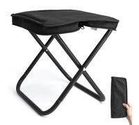 ZMDMAH Tabouret Pliant Portable, Noir Siège de Camping Portable Tabouret Pliable de Camping Mini Chaise Pliante Portable,Tabouret de Camping Pliable pour Jardin Plage Randonnée Pique Nique Voyage