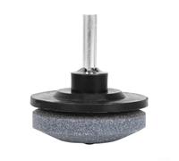 ZMdooreasy Aiguiseur de lame de tondeuse à gazon pour perceuse électrique, outil de jardin avec carbure de silicium et acier, broyeur de 50 mm de diamètre pour lames rotatives, faucilles et houes