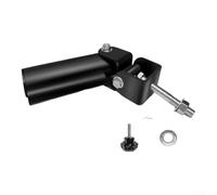 ZMdooreasy Barre en T pour rack de puissance et support de squat, support d'haltère en acier avec rotation à 360°, support réglable pour manchons de 25 mm et 50 mm, pour entraînement de force (F)