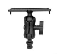 ZMdooreasy Base de montage pour kayak Fish Finder, support pour la plupart des marques, support stable en nylon et acier inoxydable, accessoire de pêche facile à installer pour kayak, canoë, radeau
