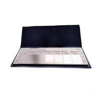 ZMdooreasy Bloc de test de comparaison de rugosité de surfaces en alliage de nickel pour inspection d'échantillon de métal usinage bloc standard pour la production industrielle (polissage)