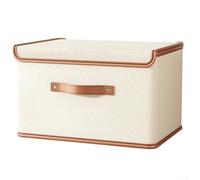 ZMdooreasy Boîte de rangement pliable en tissu Oxford de grande capacité pour vêtements et courtepointes pour armoire de maison, conteneur domestique, 44 x 30 x 29 cm (B)