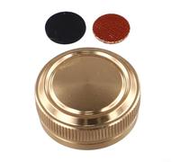 ZMdooreasy Bouchon de tension en aluminium pour moulinets de pêche au métanium - Design réglable (doré)