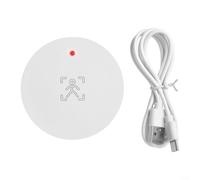 ZMdooreasy Capteur de présence humaine 24 GHz onde millimétrique, détecte les mouvements et stationnaire, montage encastré ou au plafond, couverture à 90° (wifi)