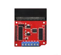 ZMdooreasy Carte d'extension de pilote de moteur pour Tiny:bit, module de commande de moteur CC 6-12 V ≤ 1,2 A pour projets de programmation d'automatisation robotique à faire soi-même, rouge
