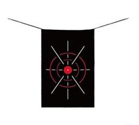 ZMdooreasy Cible de golf, tapis d'entraînement en polyester épais pour l'entraînement au swing et à l'écaillage, aide à viser imprimée HD avec silencieux pour l'impact, accessoire portable pour jardin