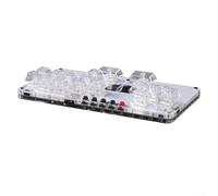 ZMdooreasy Clavier de jeu flexible sans joystick avec temps de réponse rapide, parfaitement adapté pour une utilisation multi-plateforme, y compris interrupteur (blanc)