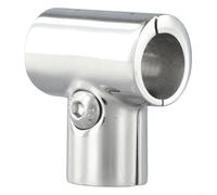 ZMdooreasy Connecteur de joint de main courante en acier inoxydable 316 de qualité marine à 90 degrés pour bateau yacht 22 mm 25 mm de diamètre