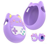 ZMdooreasy Coque de protection en silicone ultra fine pour appareil électronique Tamagotchi Paradise avec prise en main améliorée Violet