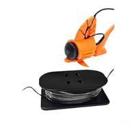 ZMdooreasy Détecteur de poissons sous-marin avec écran tactile de 4,3", HD, batterie 5000 mAh, plage de profondeur de 0,6 m à 73 m, rotation à 360° pour la pêche en eau claire et trouble (G)