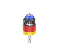 ZMdooreasy Embout de positionnement réglable en métal de 2 à 8 mm pour tournevis électrique, installation précise de vis, travail de cloison sèche (rouge et jaune)