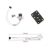 ZMdooreasy Ensemble de chauffage pour bloc chauffant BambuLab A1 A1 Mini Kit de mesure de la température Mécanisme de serrage rapide en métal pour imprimante 3D Accessoires Pièces de rechange
