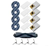 ZMdooreasy Kit d'accessoires complet pour aspirateur robot Eufy OMNI C10 avec brosse principale, brosses latérales, filtres HEPA lavables, sacs à poussière et brosse de nettoyage