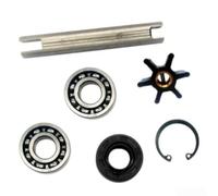 ZMdooreasy Kit d'arbre de turbine de pompe à eau pour Volvo 1951422, compatible avec Johnson 10-35157-1 & 10-35015-1, kit de réparation en néoprène pour moteurs Marine MD7A MD7B MD11C MD5A