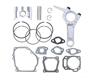 ZMdooreasy Kit de bielle à anneau piston de 68 mm avec ensemble complet de joints | pour moteur à essence GX160 à 4 temps | Pour tronçonneuse pompe à eau générateur de pièces de rechange