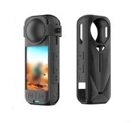 ZMdooreasy Kit de protection pour caméra d'action Insta 360 X5 avec coque rigide et protections d'objectif pour une utilisation sûre