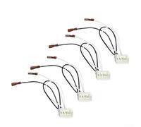 ZMdooreasy Lot de 4 adaptateurs de faisceau de fils de haut-parleur stéréo de voiture à 4 broches pour Ford Mazda LINCOLN CX-5 en cuivre étamé 18 cm