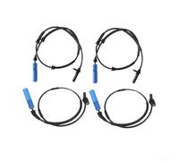 ZMdooreasy Lot de 4 capteurs de vitesse de roue avant et arrière en ABS pour BMW X3 E83 2004-2010 2.5i 3.0i xDrive28i xDrive30i Remplace 34523420330 34523420331