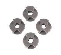ZMdooreasy Lot de 4 pignons de tronçonneuse à 6 dents pour tronçonneuses électriques XCU03 DUC256 DUC353, pas de 9,5 mm avec trou central de 10 x 8 mm, pignon d'entraînement en métal