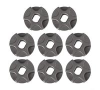 ZMdooreasy Lot de 8 pignons de tronçonneuse à 6 dents pour tronçonneuses électriques XCU03 DUC256 DUC353, pas de 9,5 mm avec trou central de 10 x 8 mm, pignon d'entraînement en métal