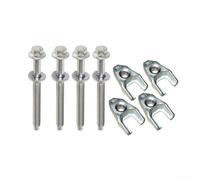 ZMdooreasy Lot de pinces et vis d'injecteur de carburant 8200376373 8200711592 compatible avec Nissan pour Renault pour Vauxhall pour Fiat Talento NV300 NV400 Master Megane Trafic Movano Vivaro M8 x