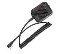ZMdooreasy Microphone haut-parleur portable avec câble flexible pour BaoFeng AR152 et radio bidirectionnelle Kenwood