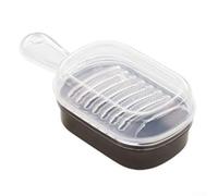 ZMdooreasy Mini moulin à ail pour légumes et fruits, râpe à 2 voies, râpe à radis en aluminium avec plateau de collecte pour la cuisson Daikon Wasabi