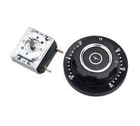 ZMdooreasy Minuteur de four à micro-ondes, 30/60/90/120 min, bouton mécanique, AC 250 V 16 A avec cloche pour autocuiseurs électriques, fours à riz (30 minutes)