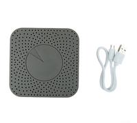 ZMdooreasy Moniteur intelligent de qualité de l'air 5 en 1 pour Tuya Smart Home Détecteur de température d'humidité PM2.5 WiFi pour capteur d'environnement intérieur compatible avec Zigbee Noir