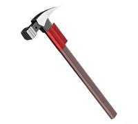 ZMdooreasy Mouton pour marteau à corne avec poignée ergonomique pour réduire la fatigue, tête de frappe plate pour puissante, et griffe multifonction pour tirer et soulever efficacement les clous (A)