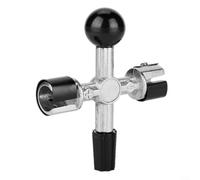 ZMdooreasy Outil de nettoyage multifonction pour bornes de batterie en forme de croix