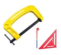 ZMdooreasy Pince G en fer ductile robuste de qualité industrielle avec poignée antidérapante et poignée ergonomique en T pour travaux de serrage du bois, du métal et du plastique (M)