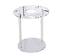 ZMdooreasy Porte-verres à vin en acrylique, support de rangement transparent pour 6 tasses pour la maison, le bar, la cuisine, support de rangement avec design moderne, 25 cm de hauteur