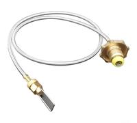 ZMdooreasy Pour tuyau adaptateur de carburant GPL pour une utilisation en extérieur à Taiwan avec construction en cuivre et maille en acier inoxydable pour un transfert sûr vers des bidons plats