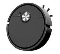ZMdooreasy Robot aspirateur 3 en 1 Smart Sweeping Machine de nettoyage humide avec navigation avancée, capteurs anti-chute, modes de nettoyage automatique des bords ponctuels (noir)