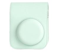 ZMdooreasy Sac compact et élégant en cuir PU pour appareil photo Mini 12 pour voyage et utilisation quotidienne, Voir image, Vert