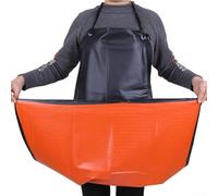 ZMdooreasy Tablier de soudage professionnel résistant à la chaleur, protection imperméable à l'eau, résistant à l'huile, équipement de sécurité d'atelier pour la cuisine, la coupe et le travail des
