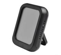 ZMdooreasy Thermomètre et hygromètre numérique d'intérieur avec grand écran LCD, compteur électronique de température et d'humidité affichant les icônes météo, enregistrements min/max 24h