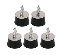 ZMellifluent 5 pièces de Pince à Balle de Golf à Ventouse, ramasse-Balle de Golf sans Fil avec tête de vis en Alliage de Zinc, Outil Ergonomique de ramassage de balles ne nécessitant Pas de se