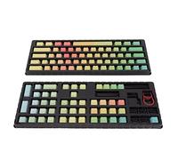 ZMellifluent Caps de Touches dégradés Arc-en-Ciel translucides en PBT, Caps de Touches pour Clavier mécanique avec Impression par Sublimation de Colorant, Ensemble Universel de 108 Touches pour