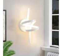 ZMH Applique murale Led Applique intérieure Lampe murale pour cage d'escalier couloir salon chambre salle de bain 7W Design moderne Blanc Appliques Blanc chaud 3000K