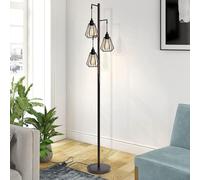 ZMH Lampadaire Vintage Lampadaire design industriel Lampadaire rétro en fer Douille E27 max 40W, Hauteur : 163cm - sans ampoules