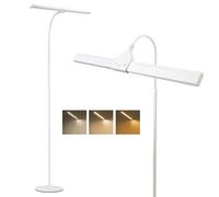 ZMH LED Lampadaire à intensité variable Salon Liseuse - Lampadaire moderne 10W Touch Lampadaire avec minuterie et fonction mémoire Col de cygne flexible éclairage Décoration pour chambre bureau - Haut